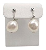 #6: 個性的な形が可愛くてお洒落 ＳＶ大粒淡水真珠バロックイヤリング