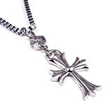 #8: ARMA ネックレス クロス クロムハーツ風 メンズ シルバー 銀 ステンレス 太い ベネチアン チェーン 大きい 十字架