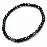 #10: [100%天然石]ブラックスピネルcut最強ブレスレット登場 天然石オニキス 超豪華パワーストーン仕様/ペアブレスレット/メンズブレスレット［chb6/L］