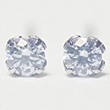 #8: 【スワロフスキー】 セカンドピアス 軸太 純チタン アレルギーフリー オールチタン クリアー 4mmx4mm 本体.留具.全てチタン MARE 38