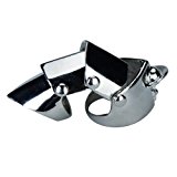 #7: SODIAL(R) ゴシックパンクロック55ミリメートルロングアーマーリングシルバー