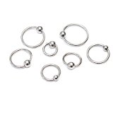 #6: 【 5個セット 】キャプティブビーズ リング 16Ｇ 内径 10mm ボール径 4mm ボディ ピアス 316L サージカル ステンレス メンズ レディース