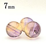 #9: 【 福縁閣 】アメトリン　7mm　粒売り_T161-7/E1天然石 パワーストーン ビーズ