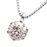 #6: 純プラチナダイヤモンドネックレスペンダント0.40ct一粒SI～Iクラス J~Kカラーチェーン/4069【誕生石４月】【ギフトラッピング済み】