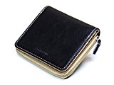 #10: 牛本革 二つ折り財布　メンズ 黒
