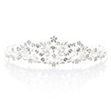 #7: (アリスパブ クチュール)AlicePub Couture 高級クリスタルティアラ王冠ラインストーン真珠ウェディングブライダルカチューシャ髪飾り