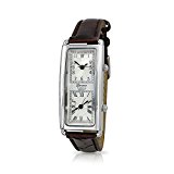 #10: [ブリング・ジュエリー] Bling Jewelry レディース デュアルタイム 真珠母貝 マザーオブパール ダイアル ステンレス バック 合皮ベルト ブラウン 腕時計 [インポート]