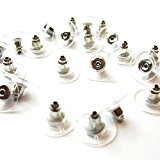 #7: 【Day-net】シリコン入りピアスキャッチ6.5x11mm 20個/10ペア+1個