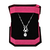 #4: RuiPu Double Heart ダブルハートネックレス 母の日 ネックレス ダブルAAAキュービックジルコニア 2人のロマンチック 2倍の愛しさ エレガントペンダント 人気のハート 女性へのプレゼント