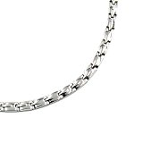 #9: Rakii ゲルマニウム ネックレス ステンレス ヘマタイト シルバー