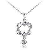 #10: JIUBI ダブルハートペンダントプラチナ BIG 品質アップ版