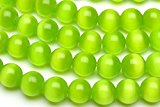 #7: 【 福縁閣 】【 キャッツアイ （グリーン） 】8mm １連（約35cm）_R1675-8/A5-4 天然石 パワーストーン ビーズ