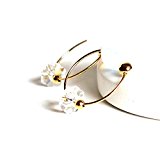 #7: ピアスみたいな イヤリング スワロフスキー デイリーイヤリング (クリスタル) レディース [ジュエリー]