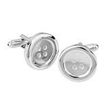 #5: 【ノーブランド品】メンズ　カフスボタン 贈り物　好意 カフリンクス　ギフト メンズ ファッション ボタン形