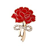#2: 【ノーブランド 品】結婚式 結晶 カーネーション ブローチ 花 ブローチピン 母 の日 贈り物