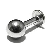 #4: [モンスターキッズ]MONSTER KIDS スタンダードラブレットスタッズ 14G(1.6mm)/シャフト10mm/ボール5mm/1個 ボディピアス BPLT-B14G1005