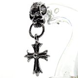 #7: [スワンユニオン] swanunion 骸骨 ドクロ クロス スカル ピアス シルバー スタッド ピアス メンズ［cp66］