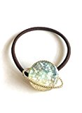 #7: 【Tomorrow and Everyday】ヘアアクセサリー 宇宙 ヘアゴム シェル シンプル 大人 かわいい レジン ハンドメイド 日本製 (ブルー)