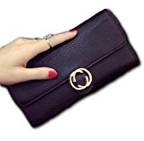 #7: レディース 長財布 小銭入れ 人気 おしゃれ かわいい サマンサ系 ブラック