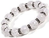 #10: 【A LINX】天然石 パワーストーン ブレスレット (10 クラック水晶(12mm))