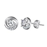 #2: イヤリング シルバー925 J.Rosée“君のことが好き” (7.6MM) 3Aジルコニア ピアス 片耳 純銀 首飾り アクセサリー ジュエリー レディース ユニセックス 母の日 パーティードレス