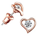 #2: PLEMO ピアス ハート ジュエリー ピンクゴールド 二個セット JE-01