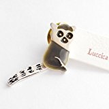 #2: 【Luccica　／ルチカ】　WAOキツネザル　【ブローチ】　動物　しっぽ　揺れる　かわいい　小さい　アニマル　きつねザル　小動物