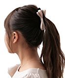 #4: ボナバンチュール（Bonaventure） ミルフィーユ リボン バナナクリップ グログラン 小さめ レディース ヘアアクセサリー 人気 ブランド ヘアクリップ 髪留め ベージュ