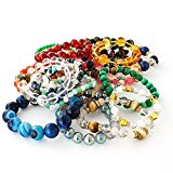 #6: 【2017年福袋】開運！パワーストーン ブレスレット 福袋 セット 彫刻 ストーン 高品質 開運 御守り プレゼント