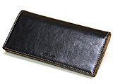 #9: 長財布 牛本革　メンズ 黒