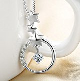 #2: 【オリジナルジュエリーBOX付き】Lovamor(ラヴァモア) 高品質　シルバー　925刻印　星型　スター　リング　ネックレス　ペンダント　チョーカー　レディース　アクセサリー　ギフト　プレゼント　おしゃれ　かわいい