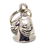 #7: 【ガーディアンベル】GUARDIAN BELL お守り バイカー キーホルダー 交通安全 魔除け ベル;AMGB-018