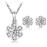 #5: KADER s925シルバーアクセサリー??百搭ネックレス女 スワロフスキー ジルコニア採用 925純銀製 ネックレス