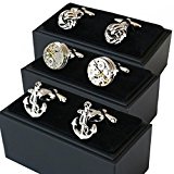 #9: NOTICE’S おしゃれ カフスセット 高級感のある シルバーアクセサリー プレゼント 専用BOX付き