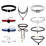 #5: Jade Cherish 10pcs チョーカーレディース　punkchoker cosplay DIYコットン
