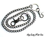 #10: 【バイカー】喜平 4面カット シンプル ウォレットチェーン 長財布 財布 ウォレット に ;AMWC-004A