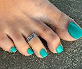 #7: トーリング4mm幅 ( シルバー ) モデル スタイル セレブ シンプル デザイン きれい 足指用リング toe ring