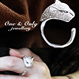 #7: 【男女兼用】 パンサーリング フリーサイズ 豹 ダイヤモンドCZ K18GP 200ピース以上のマイクロセッティング キュービックジルコニア