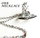 #10: 【ノーブランド品】メンズ ネックレス オーブ アクセサリー シルバー