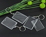 #7: 写真を入れてオリジナルキーホルダーにできるキーリング51*35mm10個セット