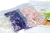 #10: 【京珠堂】ミックスさざれ 大粒 天然本水晶 アメジスト ローズクオーツ (各100g 計300g)