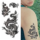 #3: タトゥーシール ドラゴン＆トライバル tatoo ハロウィン Halloween
