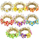 #4: ハワイアン雑貨　プルメリア　ブレスレット (ブルー)