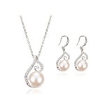 #10: 【ノーブランド品】高級　ファッション　女性　ジュエリー　ネックレス　ペンダント　ピアス　セット