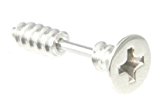 #8: ステンレスフェイクピアス/ネジ　片耳用