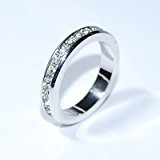 #8: スワロフスキークリスタル　フルエタニティリング　１１号