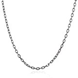 #7: Trendsmax 　男女兼用　プレゼント　4面カットあずきチェーン メンズ ステンレスチェーン ネックレス アズキ　小豆チェーン ステンレス, チェーンのみカラー:シルバー （ 銀色） 幅 3mm