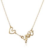 #1: [エマタカハシ ニューヨーク] EMA TAKAHASHI new york ラブユーダイヤモンドネックレス 378P10KP