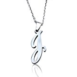 #5: Jstyle[ジェイスタイル]【J】 アルファベット　ネックレス　メンズ　レディース　ペンダント　金属アレルギー対応　サージカルステンレス製