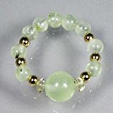 #2: 天然石　リング　プレナイトAAA ８mm05